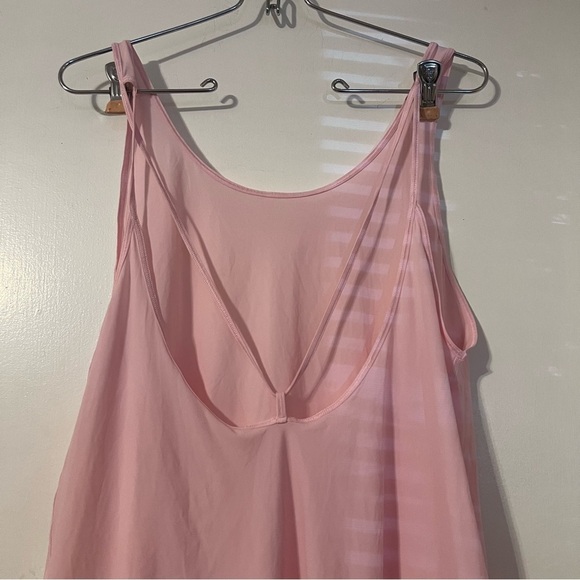 Lululemon Women's Let It Slip Strappy Back Tank Top Pearl Pink Sz S Relaxed Fit - Picture 8 of 10